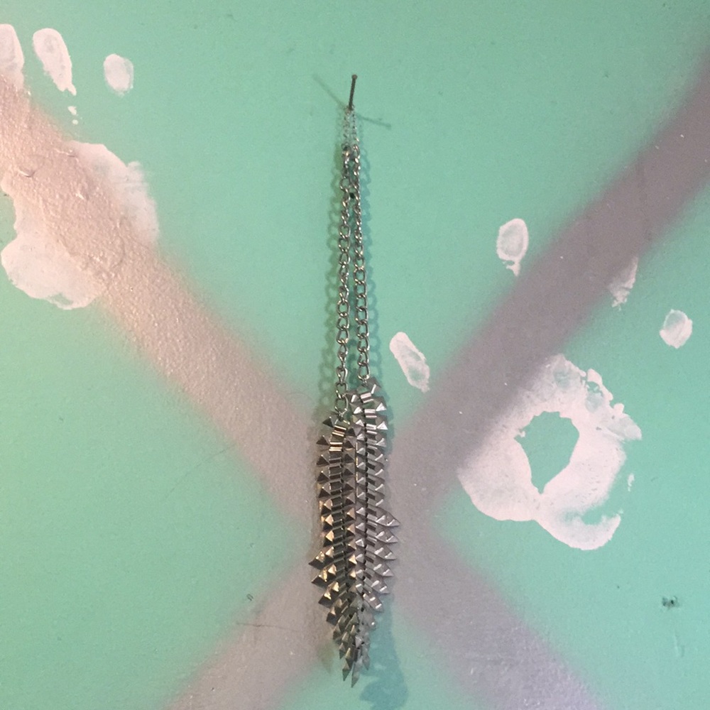Silver Spike Necklace